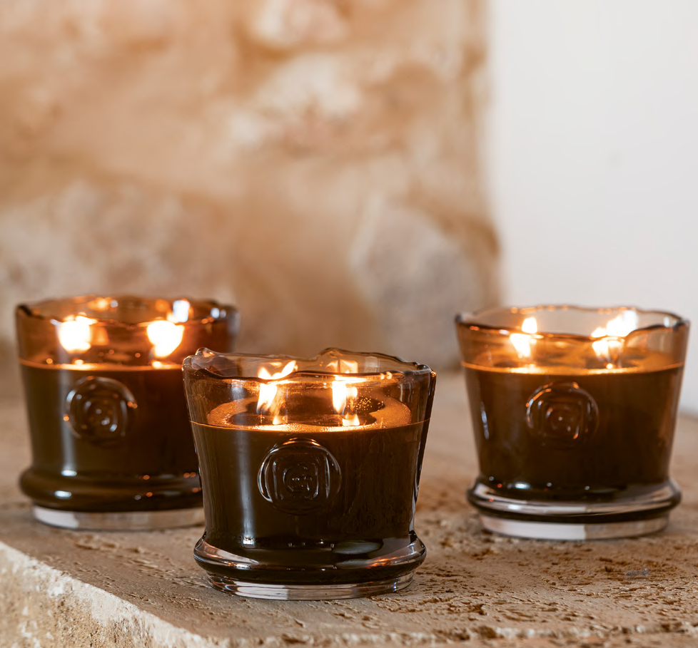 Duftkerze Ali im Topaz Glas mit Patchouli und Amber | Gommaire bei STUFF Shop kaufen