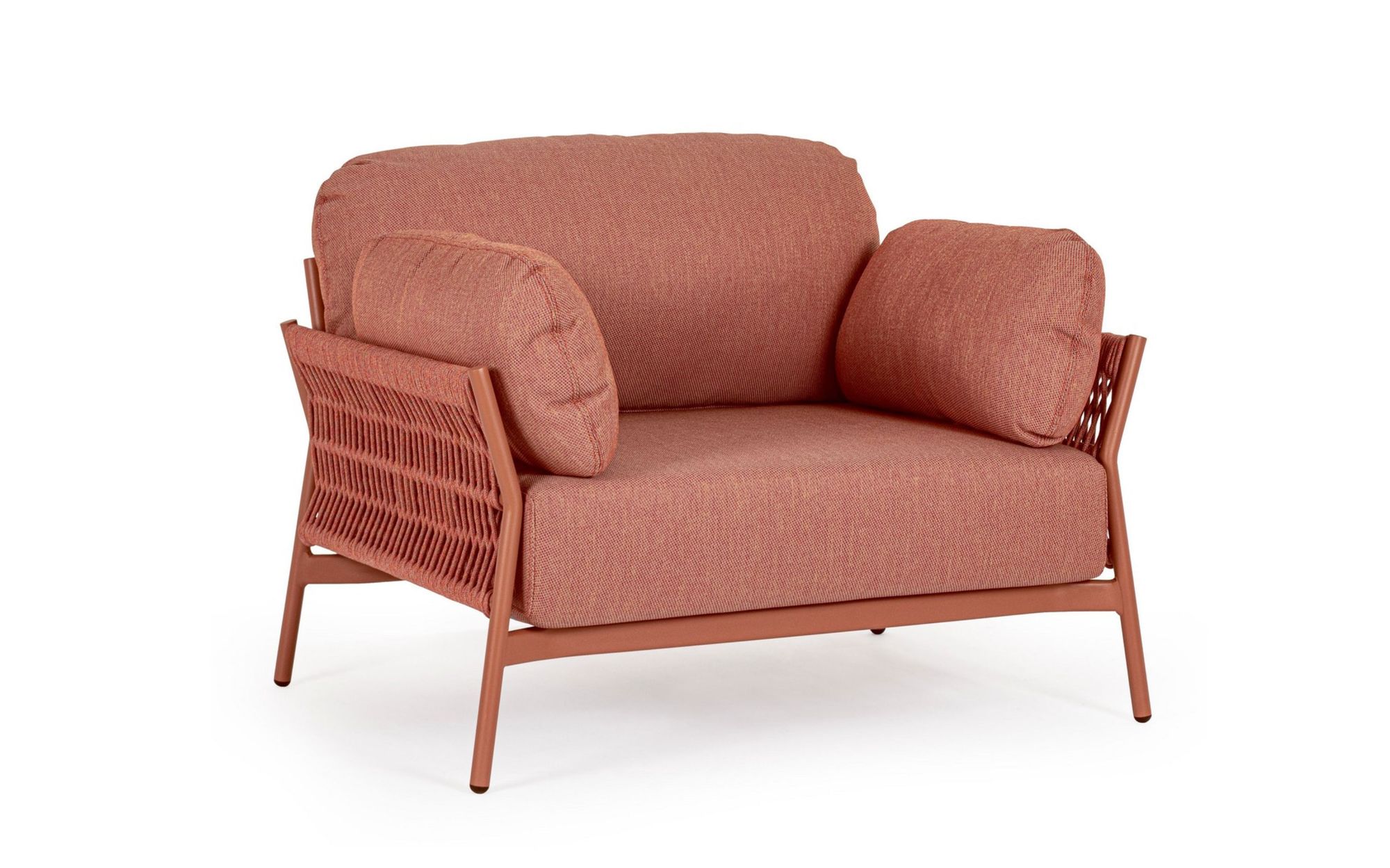 Outdoor Sessel Paradis Sierra lachsrot moderner Terrassen Sessel