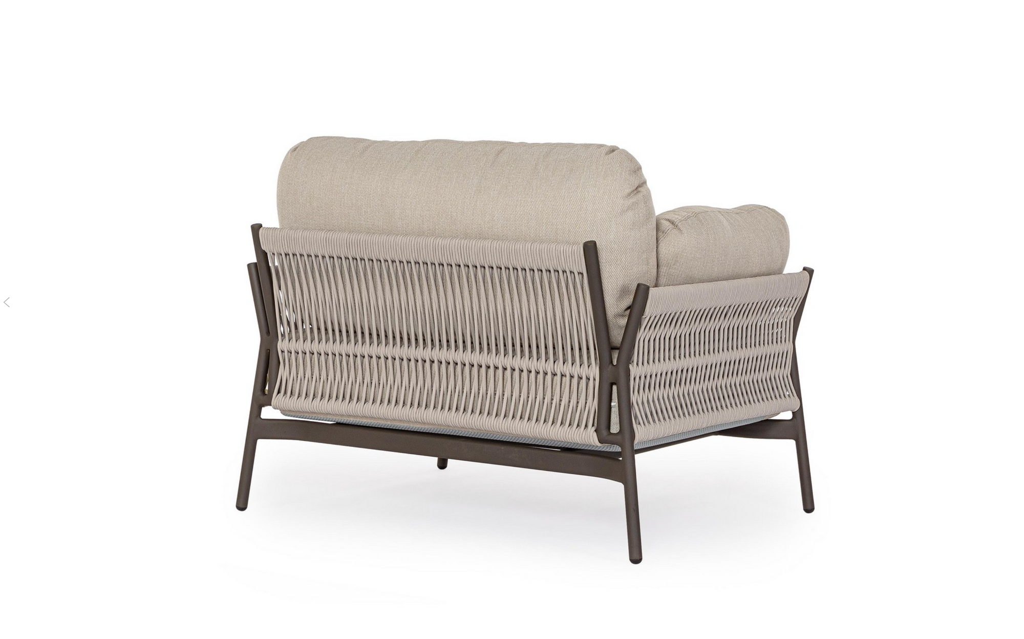 Outdoor Sessel Paradis Raven taubengrau mit Aluminiumgestell