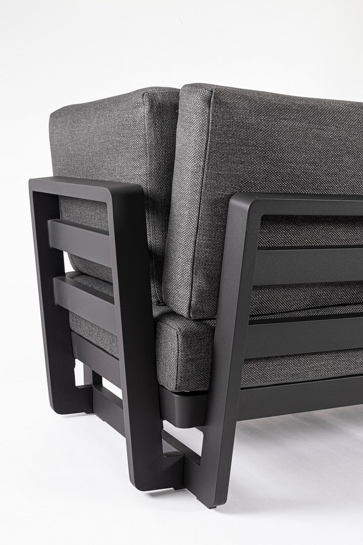 Modulare Outdoor Lounge Infinity in Anthrazit aus Aluminium | Bizzotto bei STUFF Shop kaufen