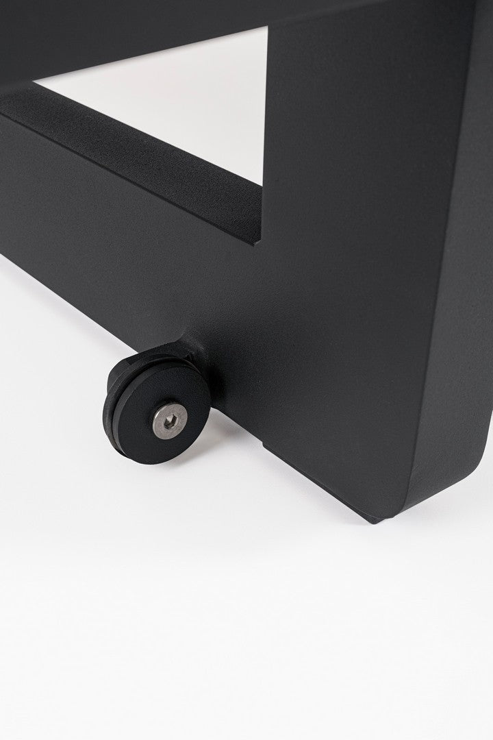 Outdoor Sonnenliege Infinity in Anthrazit aus Aluminium mit verstellbarer Rückenlehne | Bizzotto bei STUFF Shop kaufen