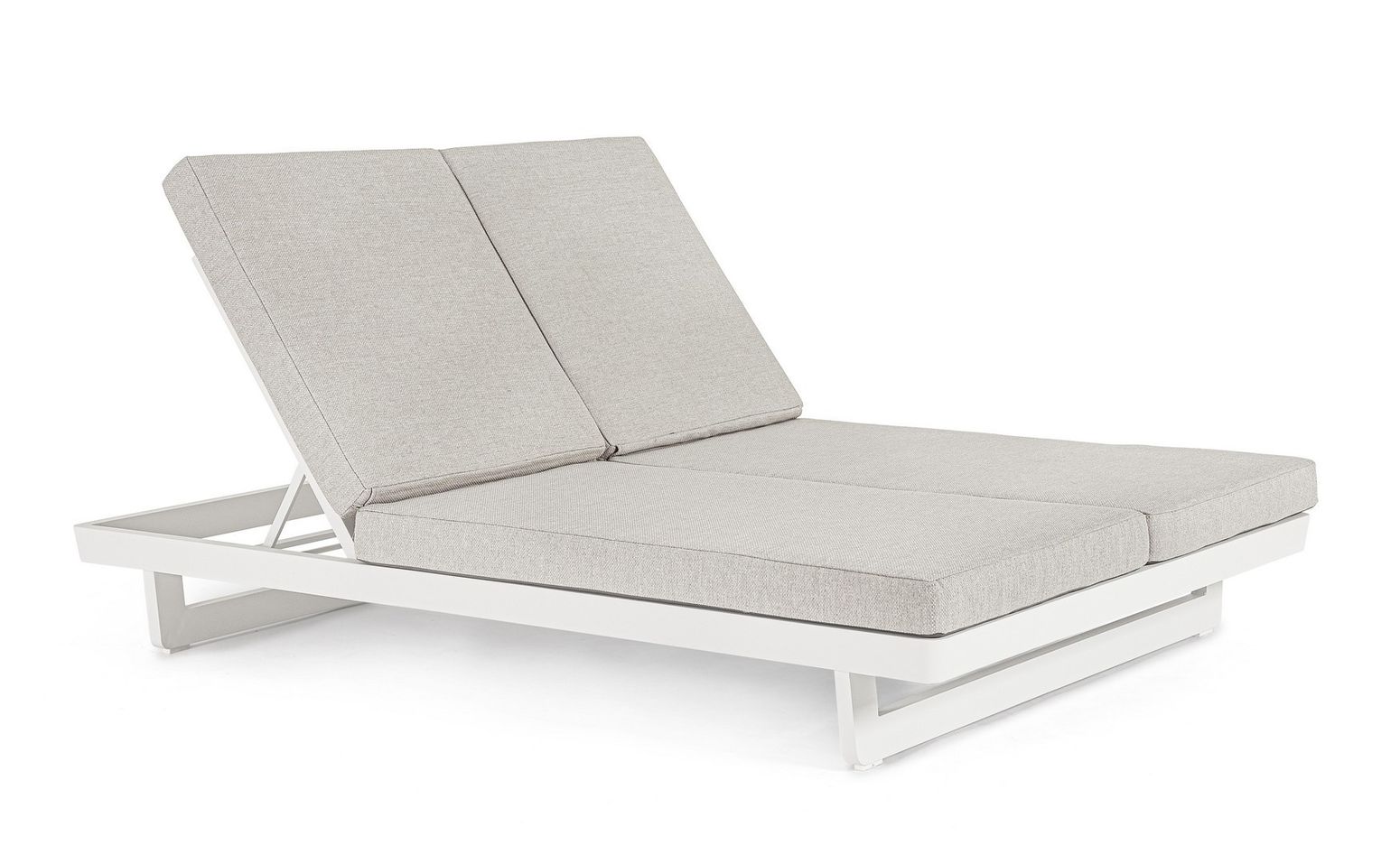 Outdoor Doppel-Liegestuhl Infinity in weiß/graphite I STUFF Shop