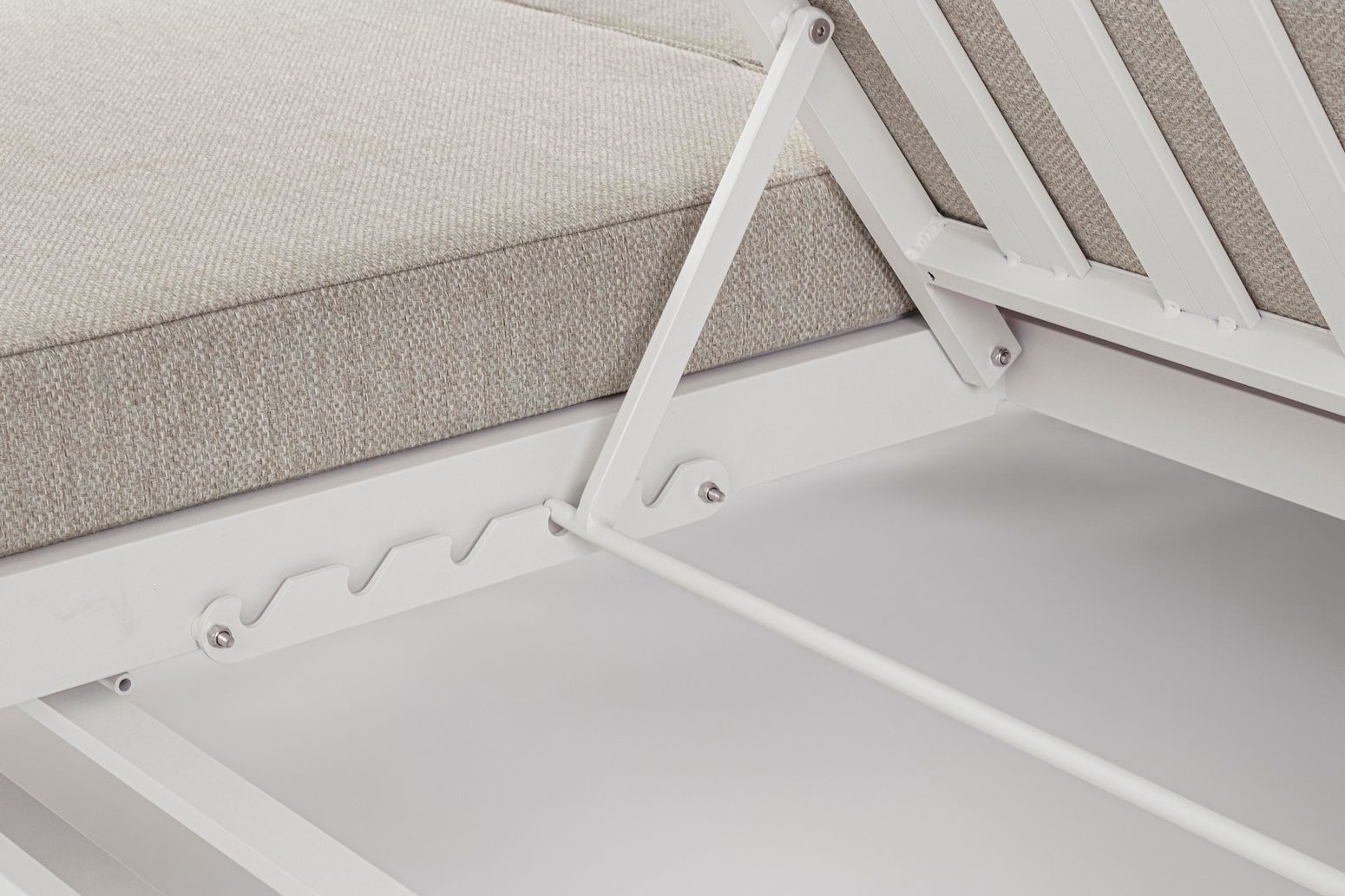 Outdoor Doppel-Liegestuhl Infinity in weiß/graphite I STUFF Shop