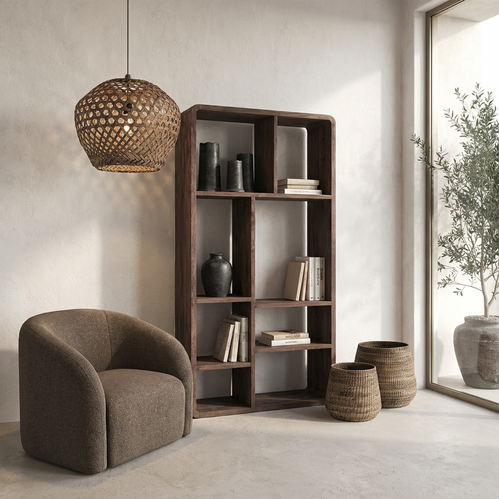 Regal Saar Small aus Teakholz | Gommaire Indoor Möbel I STUFF Shop