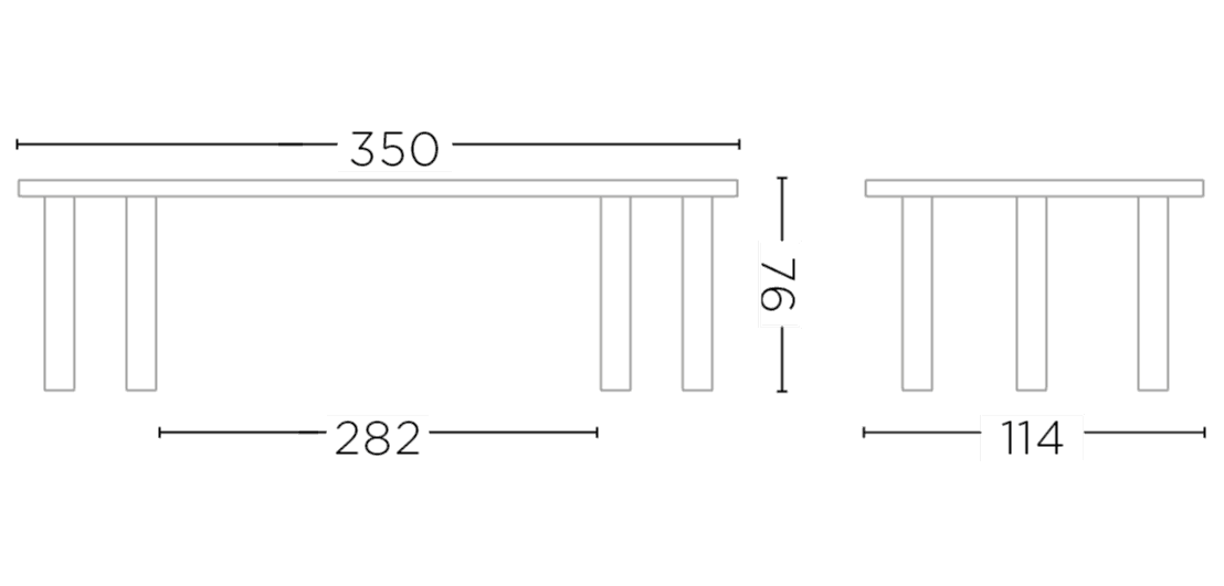 Outdoor Esstisch Carlo