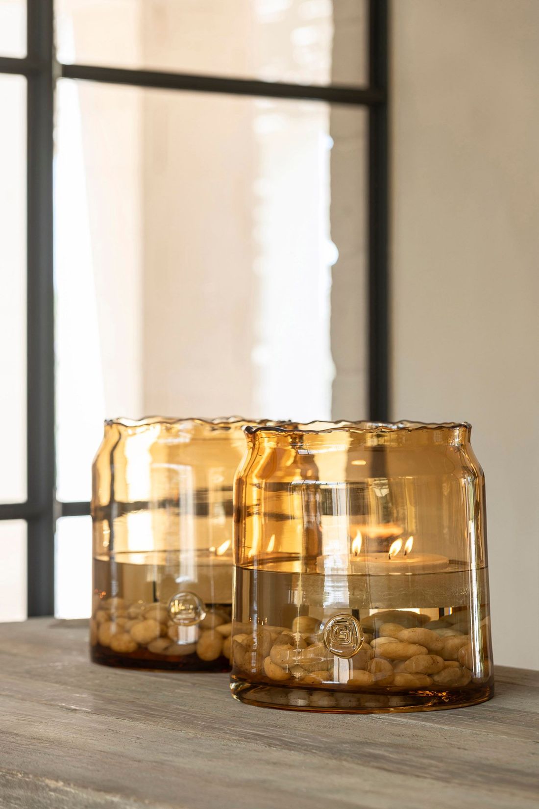 Windlicht Vase Nelson Medium - Gommaire