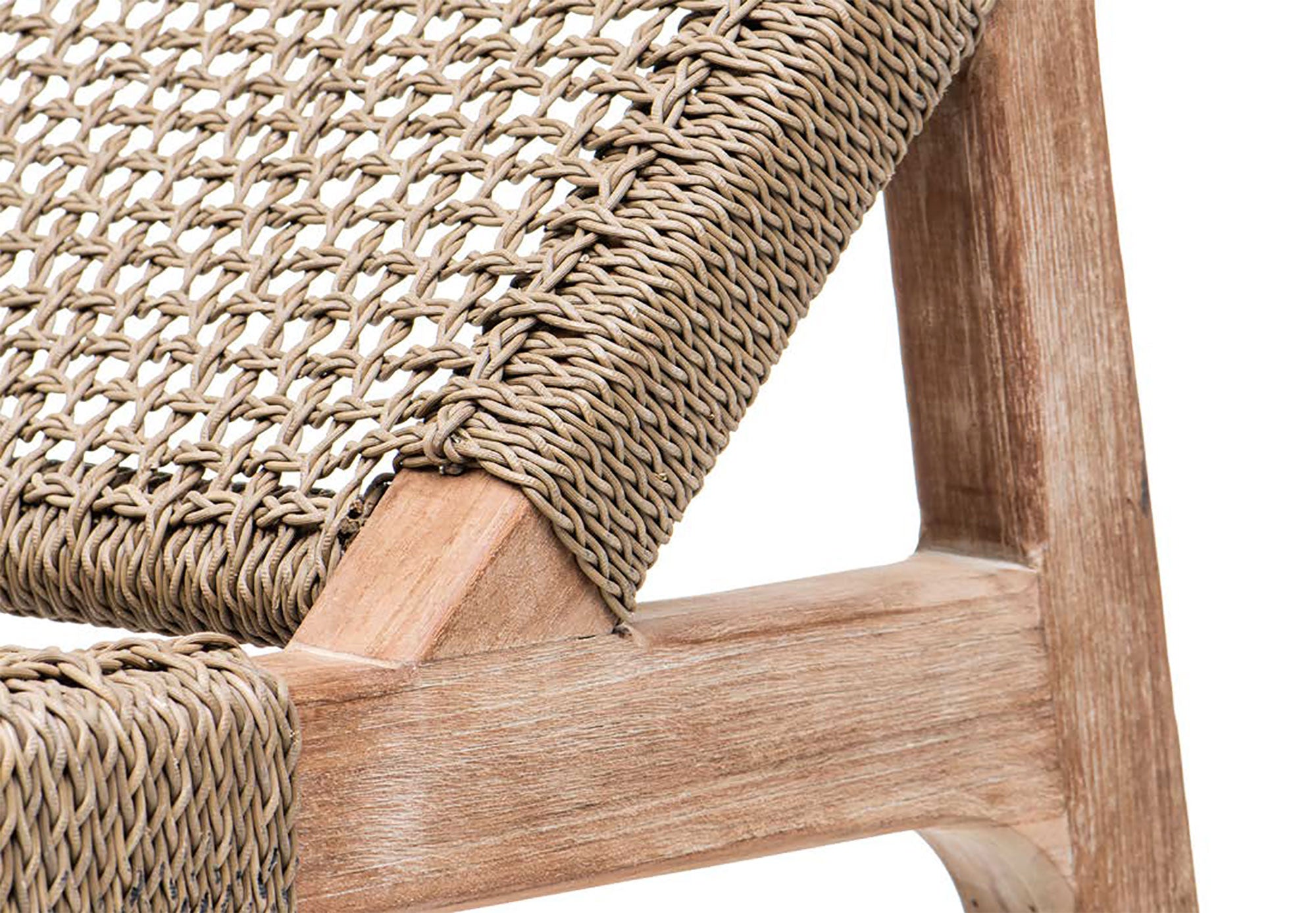 Elegante Teakholz Outdoor Liege Fiona inkl. Polster | Perfekt zum Entspannen im Garten - Gommaire