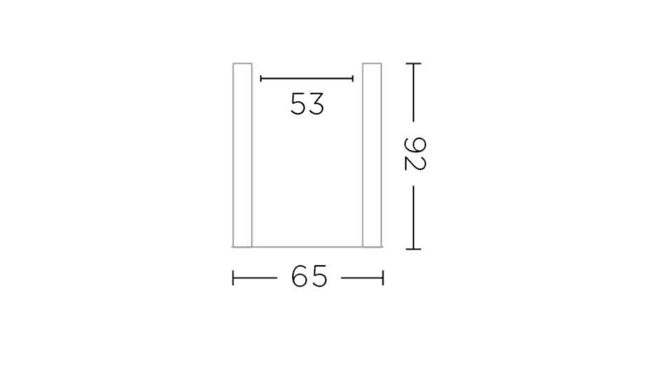 Gommaire Pflanzkübel Logan Hexagon High aus Teakholz für Outdoor - Maße | Gommaire bei STUFF Shop kaufen