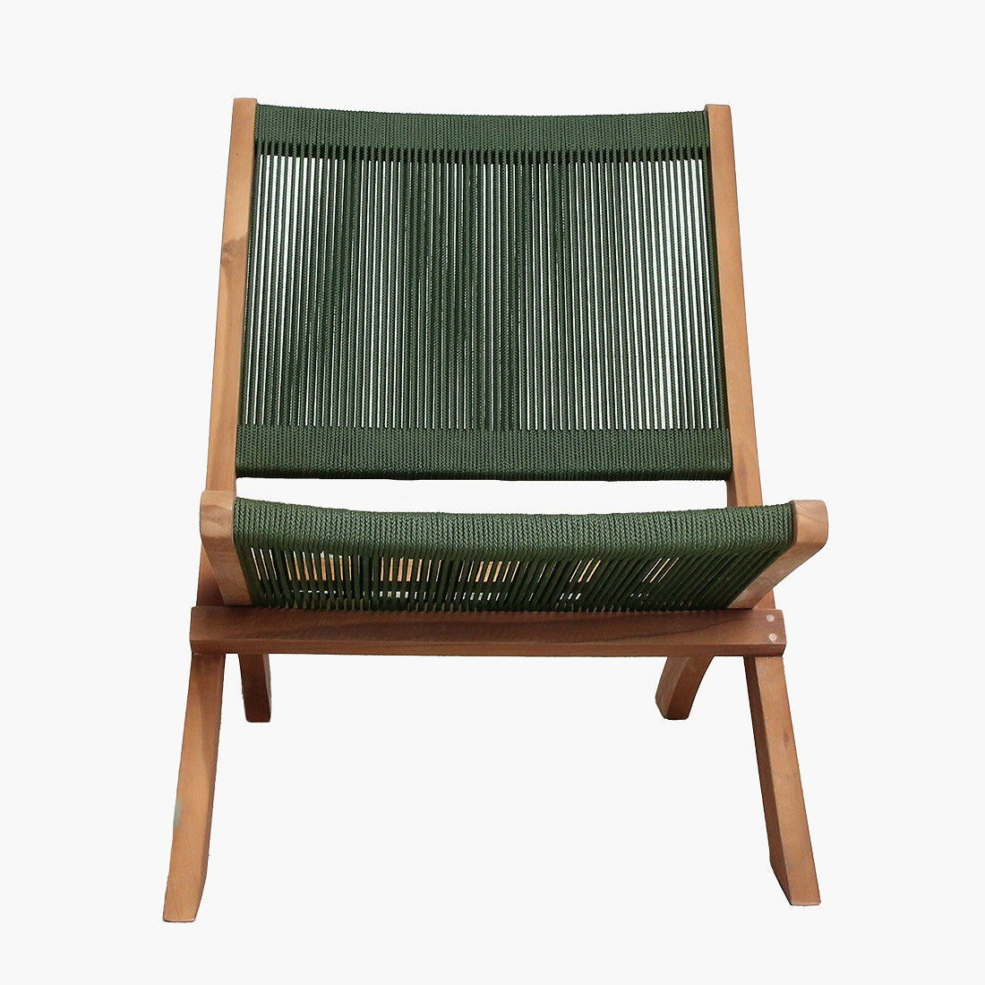 Outdoor Lounge-Klappstuhl Rope Grün I STUFF Shop