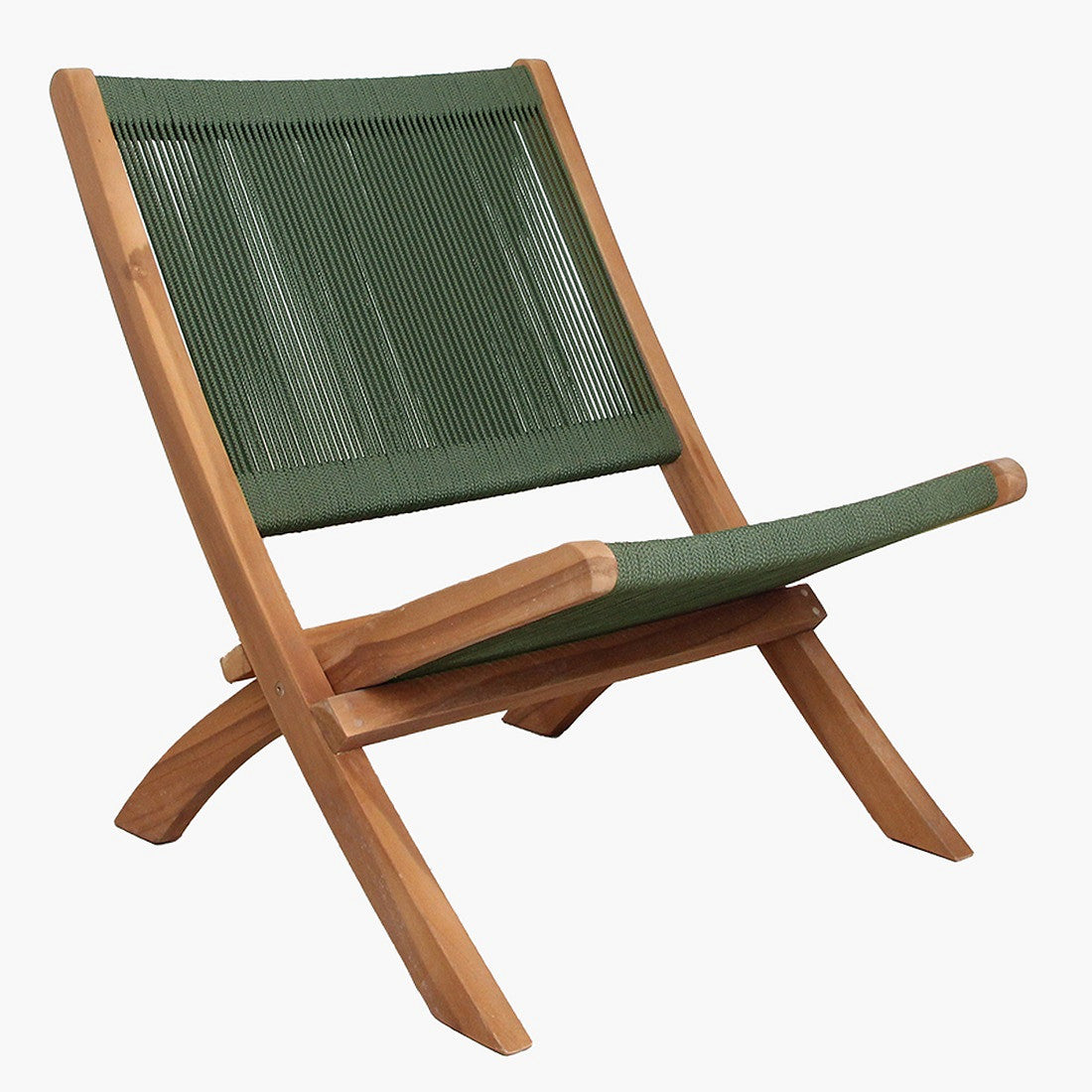 Outdoor Lounge-Klappstuhl Rope Grün I STUFF Shop