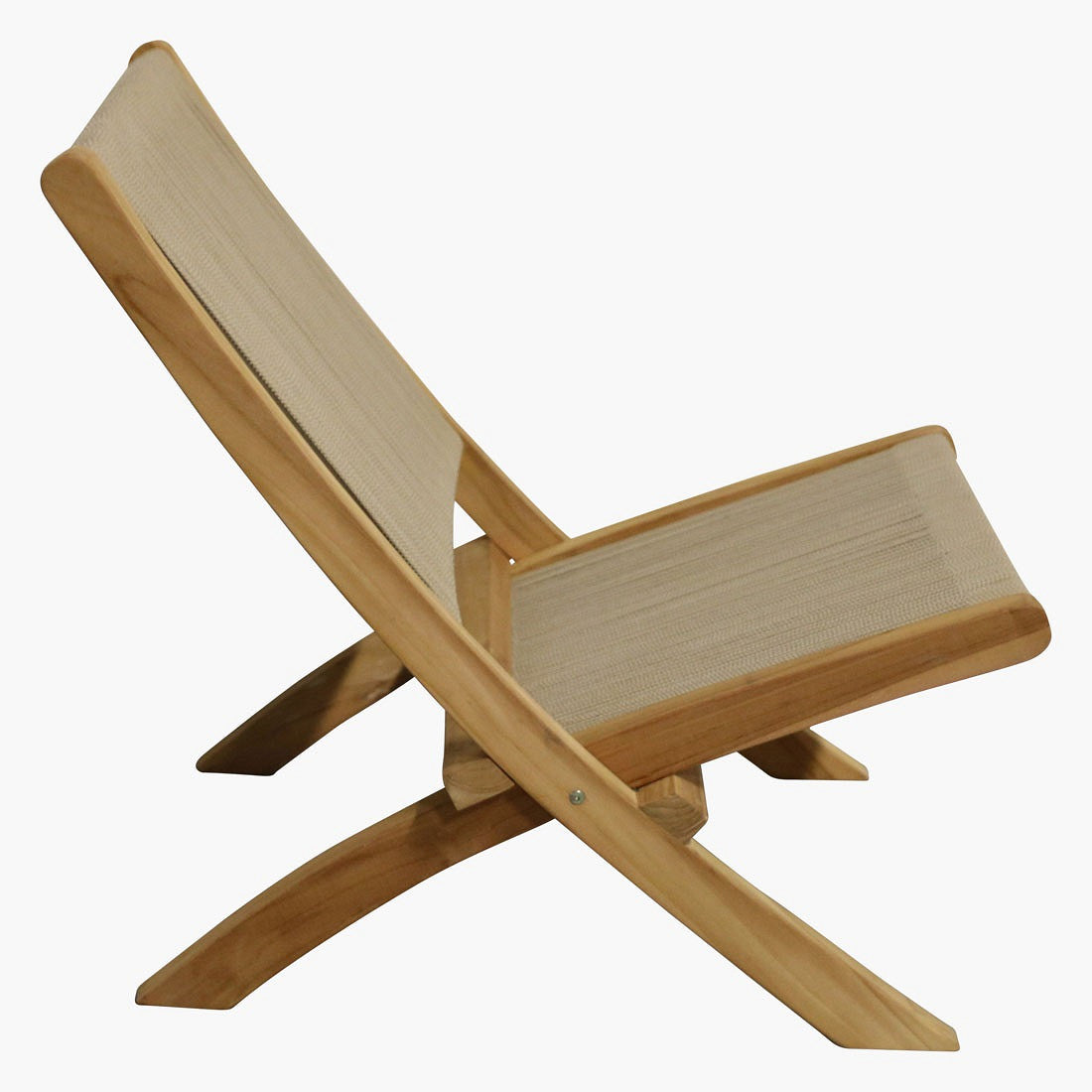 Outdoor Lounge-Klappstuhl Rope Natur I STUFF Shop