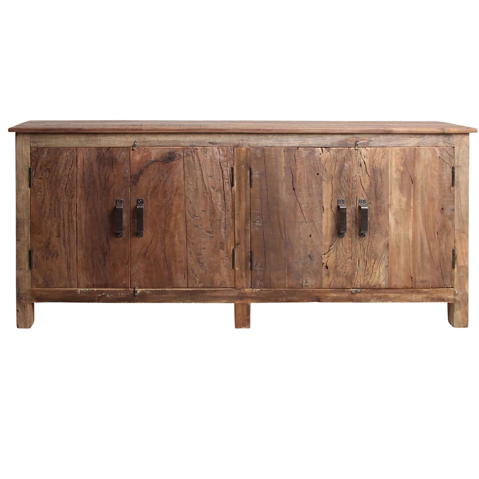 Sideboard Grainwood mit 4 Türen aus recyceltem Holz | bei STUFF Shop online kaufen