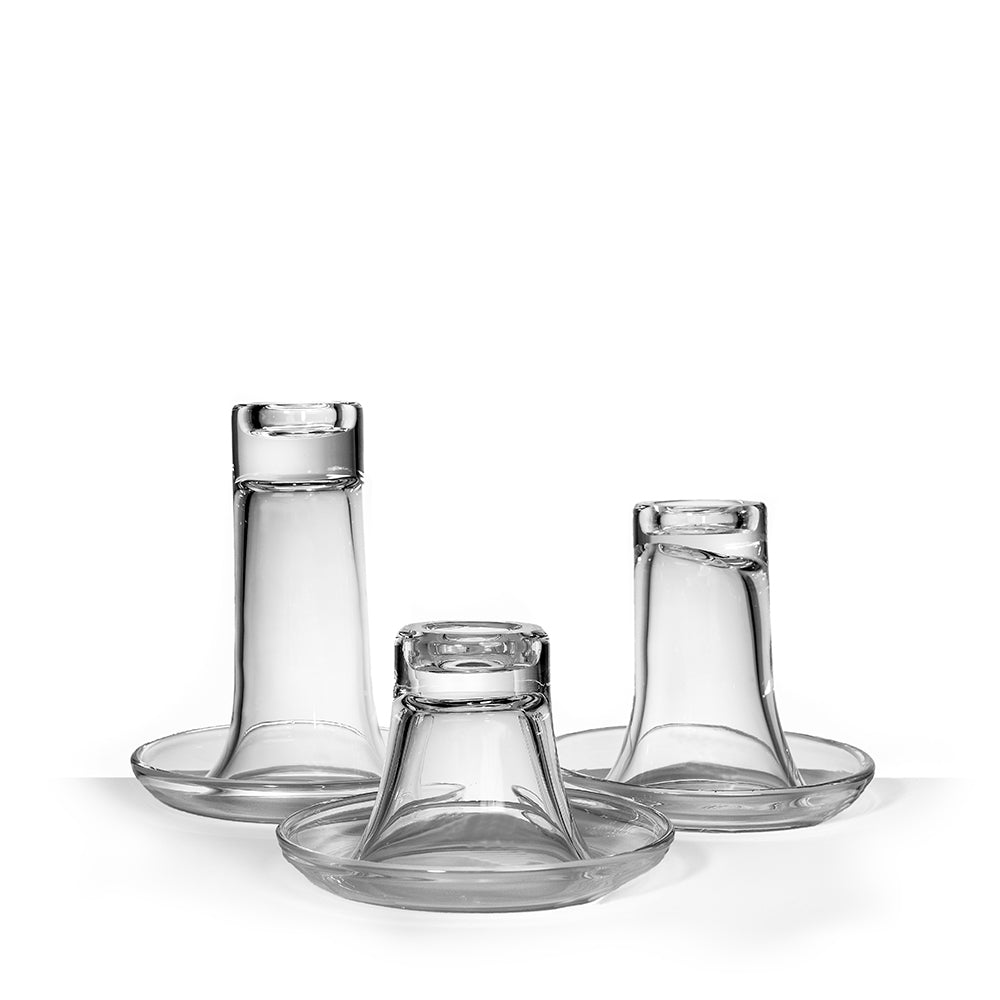 Kerzenhalter LUZ Medium - Klarglas