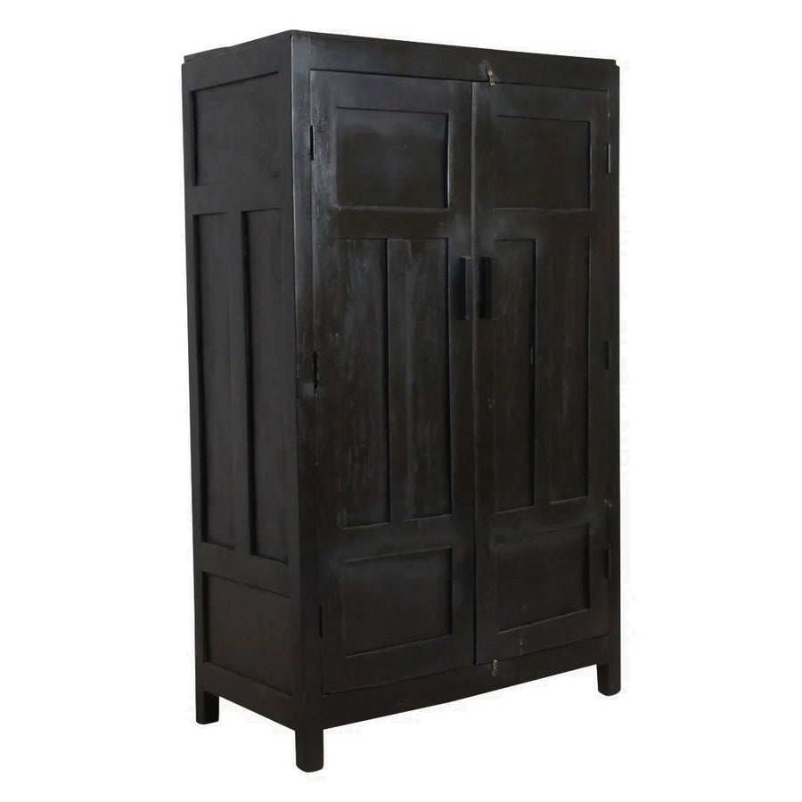 Original Teakholzschrank 2 Türen und 3 Einlegeböden