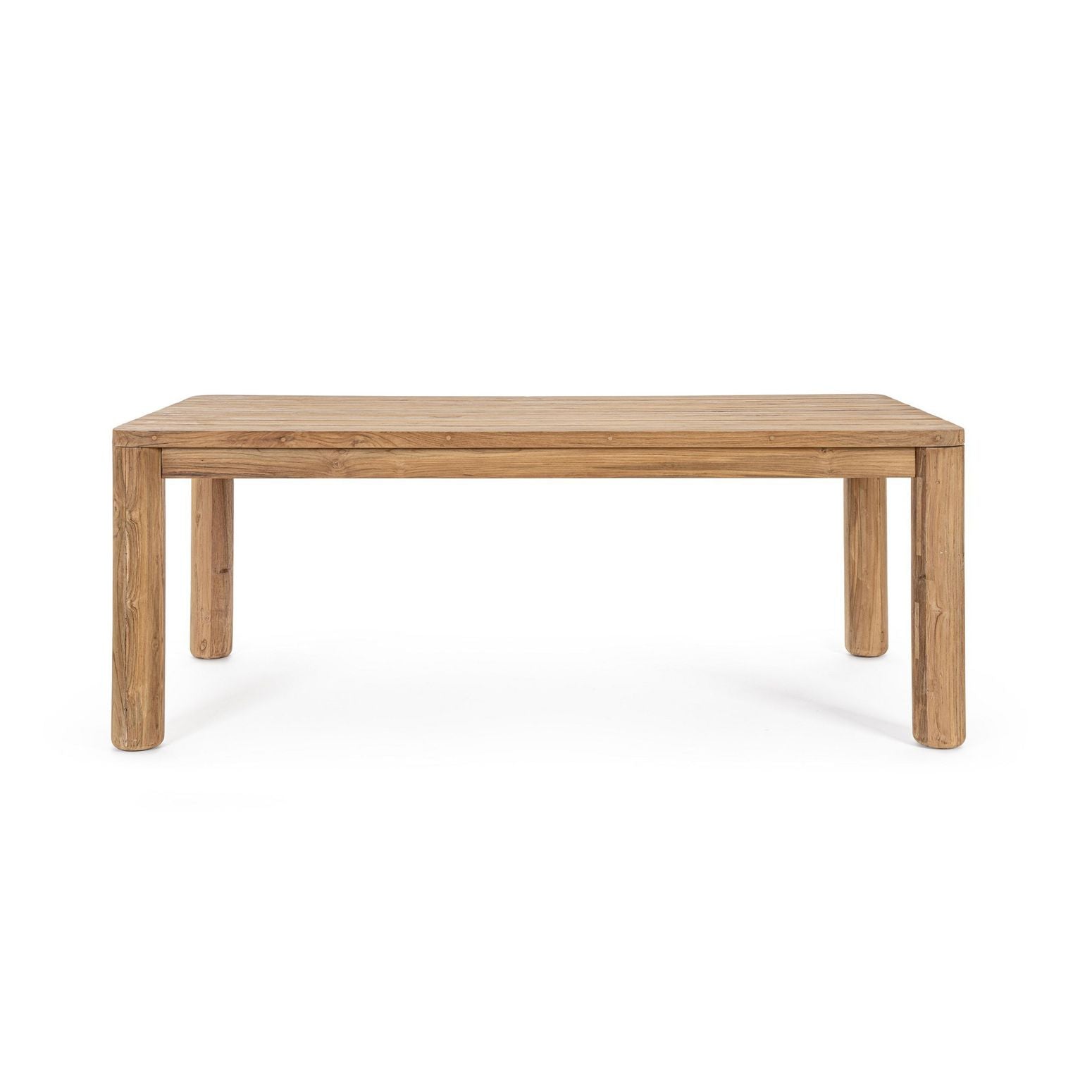 Esstisch Maverick Outdoor in Natur Teak mit robusten Beinen