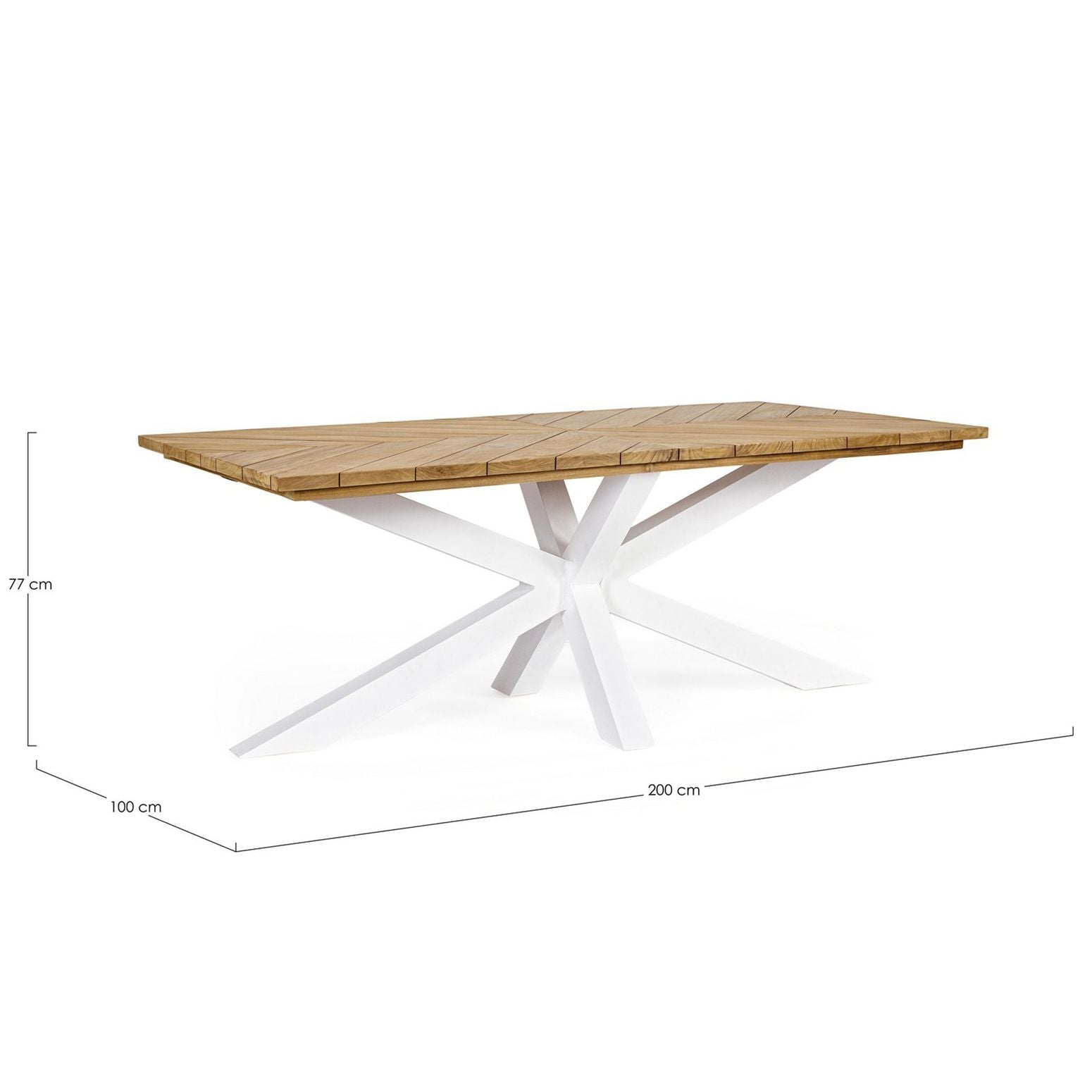 Esstisch Palmdale Outdoor Weiß