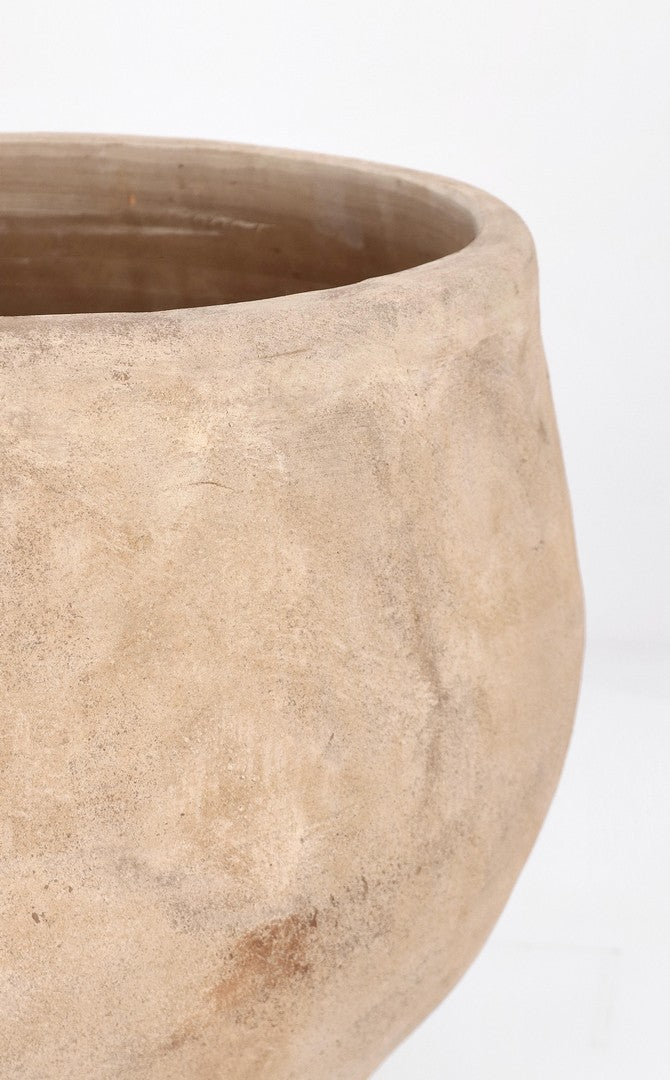 Übertopf 3-Set Minh Fass Terracotta