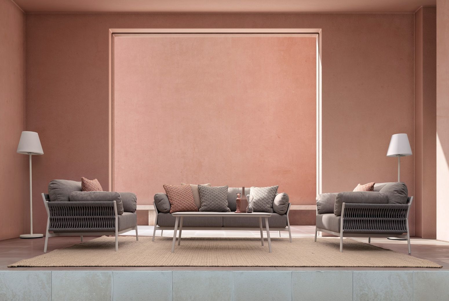 Outdoor-Teppich Savan Beige