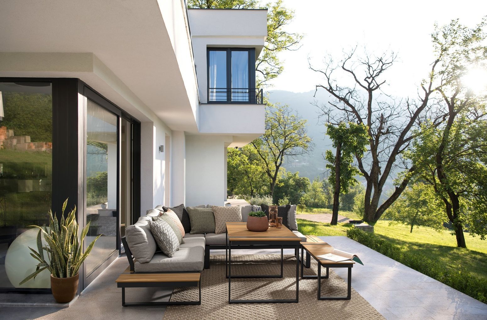 Outdoor-Teppich Bhajan Taupe I STUFF Shop