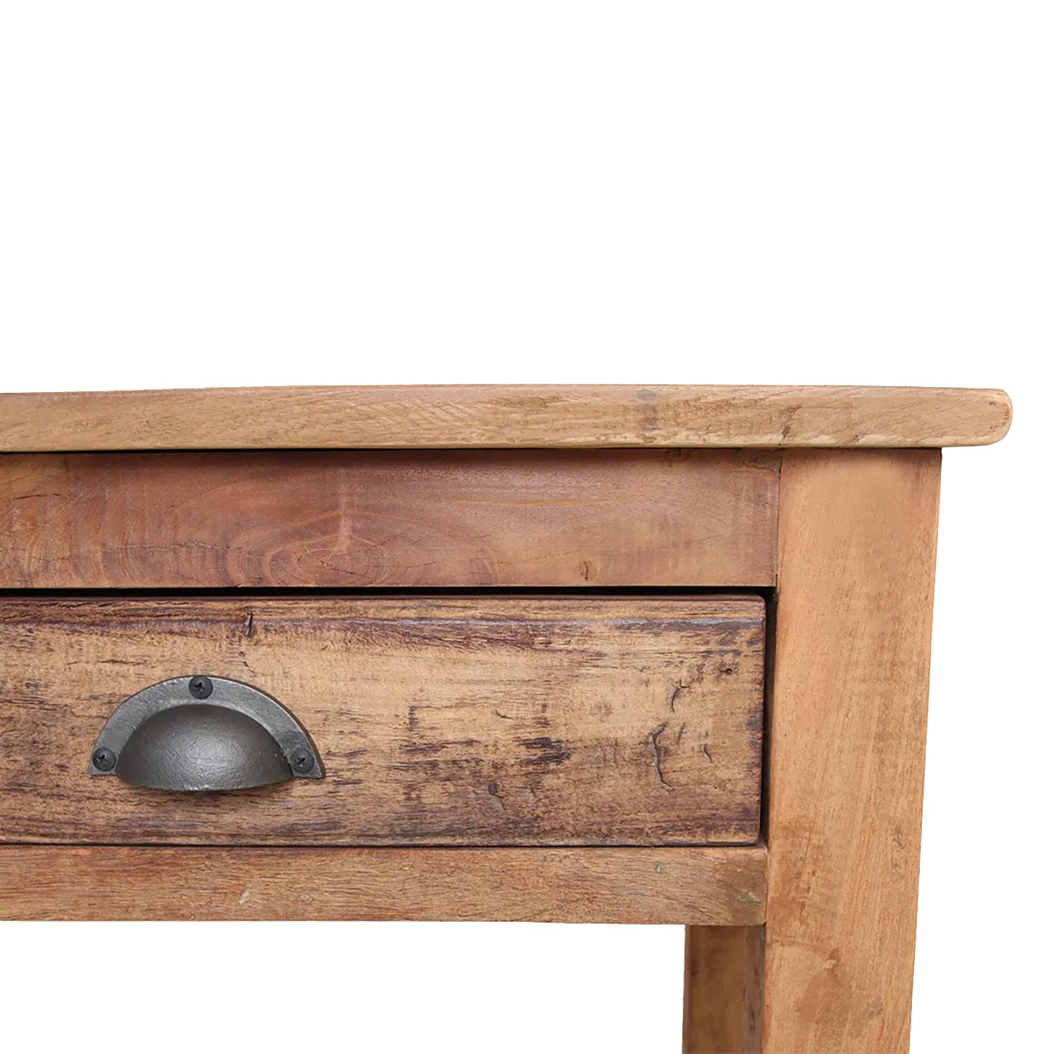 Detailansicht der rustikalen Metallgriffe