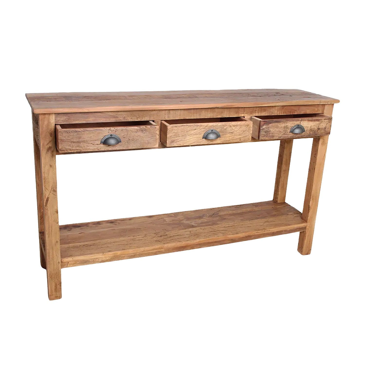 Vintage Timber Konsolentisch aus recyceltem Altholz