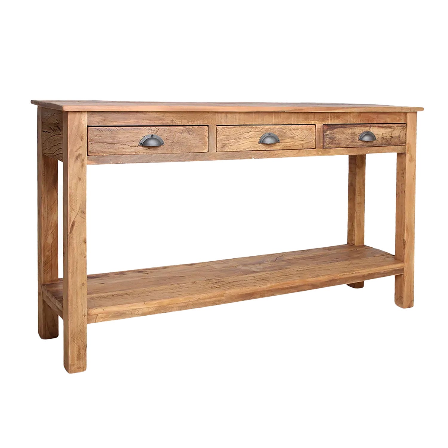 Vintage Timber Konsolentisch aus recyceltem Altholz