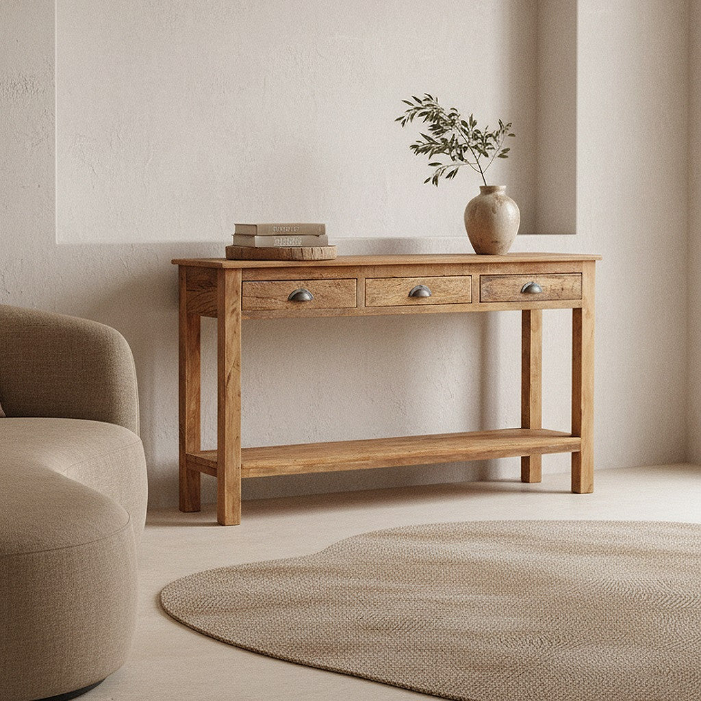 Vintage Timber Konsolentisch aus recyceltem Altholz