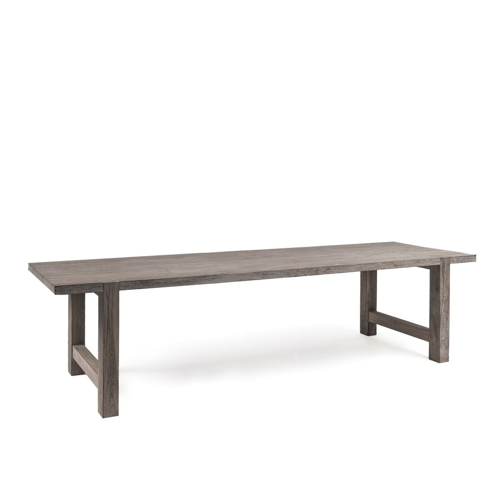 Gommaire Esstisch Jacob Teak Indoor Large 300 cm aus recyceltem Teakholz Authentic Brown