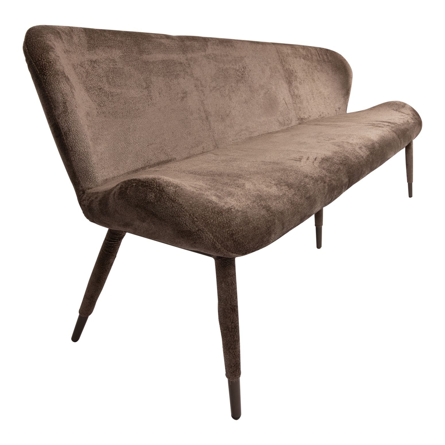 Thor Dining Bench Aphrodite Mocca Seitenansicht