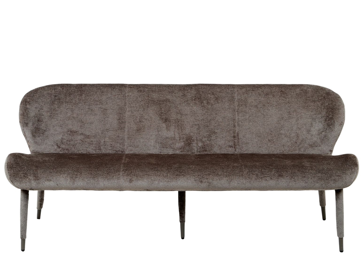 Thor Dining Bench Aphrodite Mocca Frontansicht