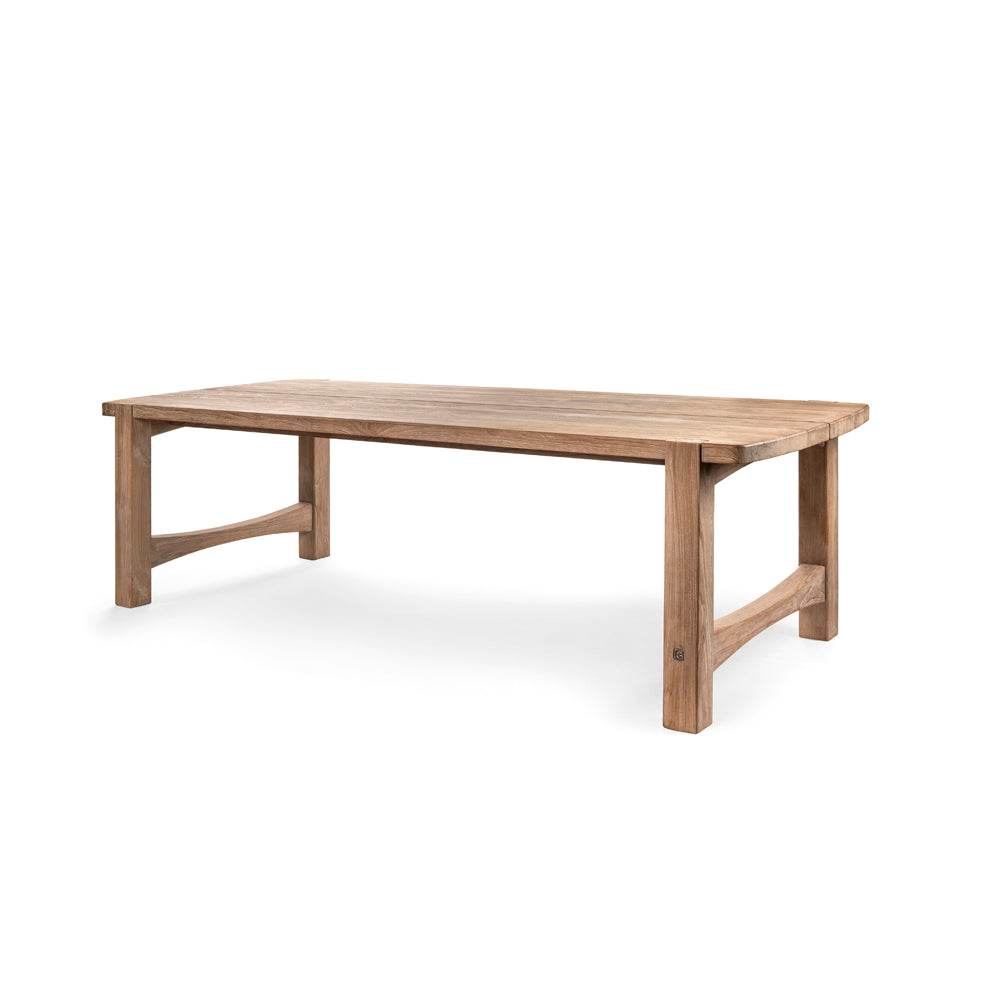 Esstisch Jacoba Small aus Teakholz in Natural Grey von Gommaire