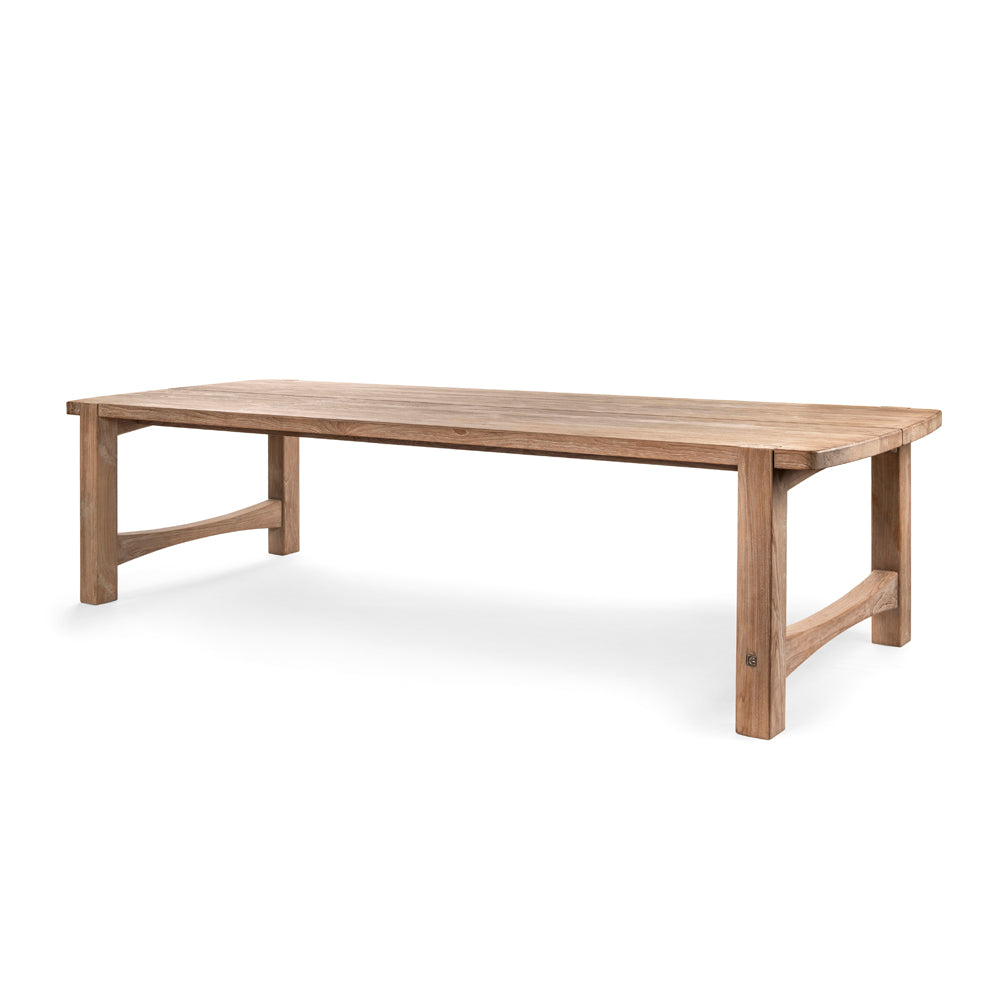 Gommaire Esstisch Jacoba Large Teak Natural Grey Outdoor Teakholz 310 x 112 cm