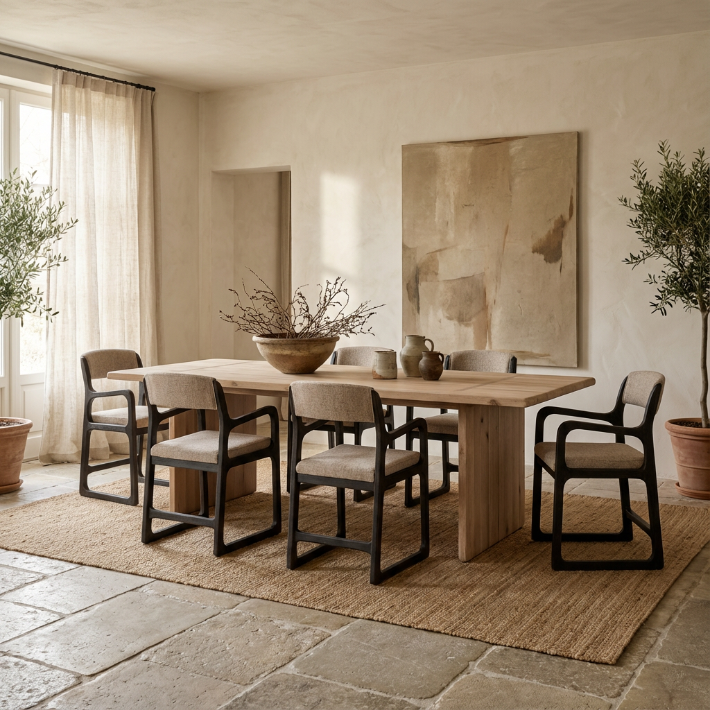 Esstisch Drake aus massiver Eiche in Natur | Naturholztisch von Gommaire bei STUFF Shop kaufen