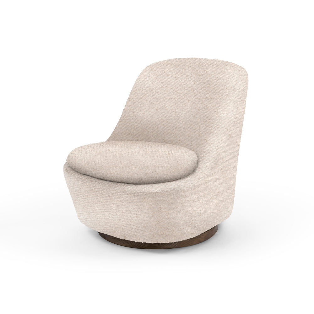 Easy Chair Liam Ivory White Sessel von Gommaire