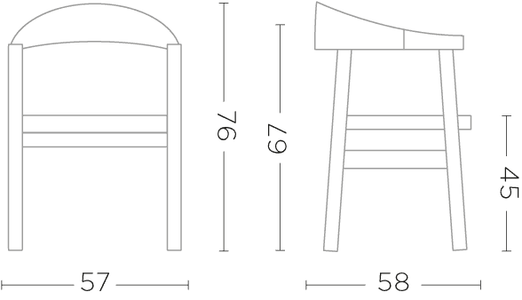 Armlehnenstuhl Faye Fume
