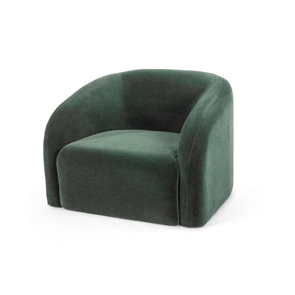 Sessel Damian Forest von Gommaire in intensivem Waldgrün
