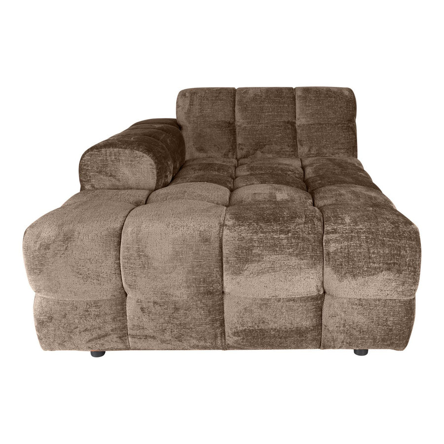 Sofa-Element Jidde Chaise Longue Arm links von PTMD in Beige – luxuriöse Erweiterung für modulare Wohnlandschaften