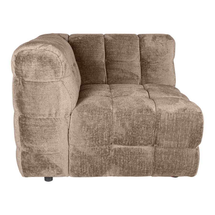 Sofa-Element Jidde Eckelement von PTMD in Beige – flexibles Modul für modulare Wohnlandschaften
