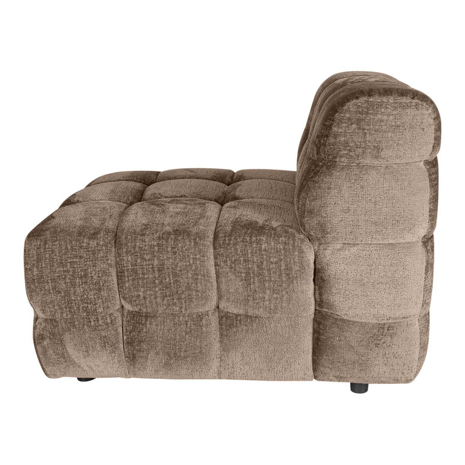 Sofa-Element Jidde Mitte von PTMD in Beige – flexibles Mittelsegment für modulare Wohnlandschaften