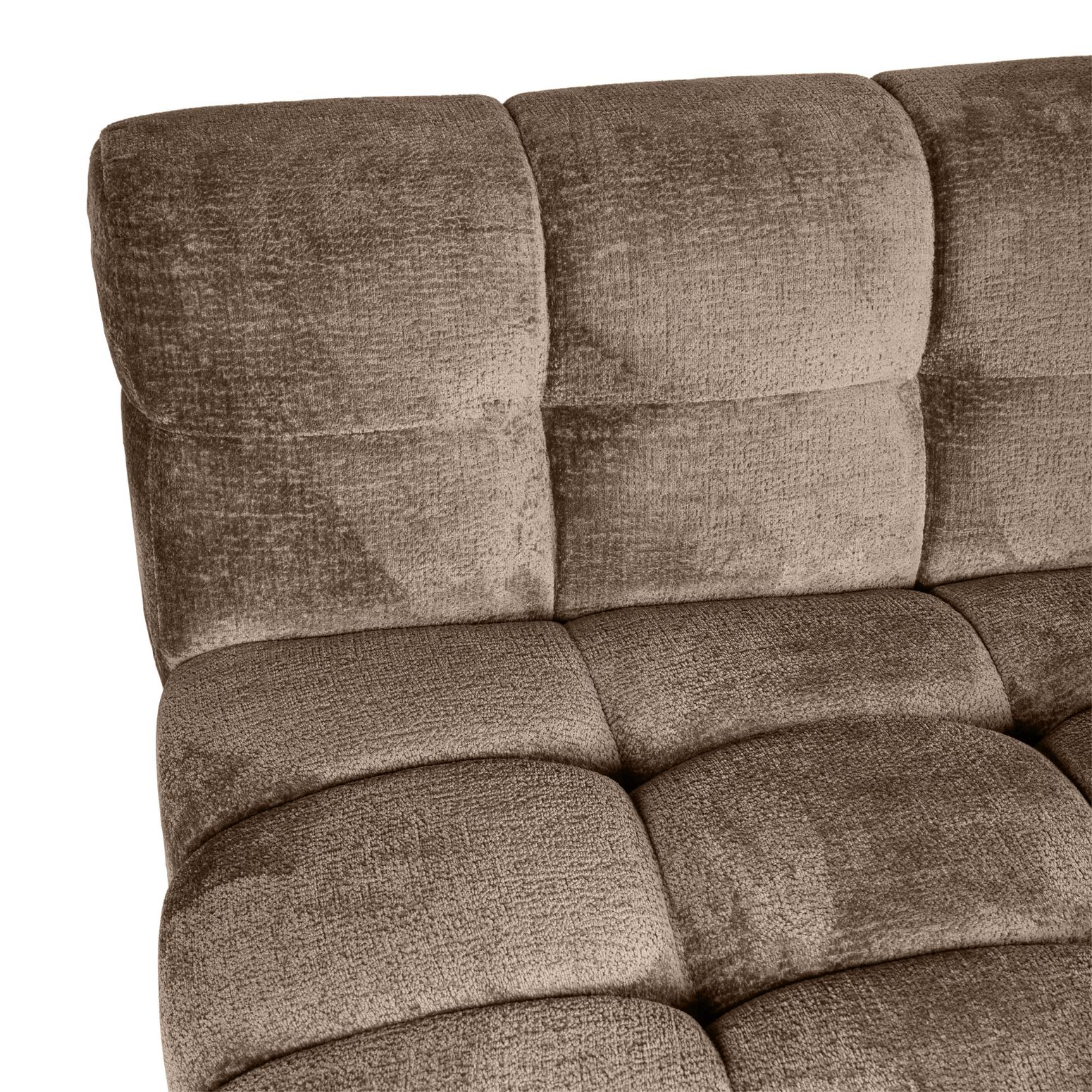 Sofa-Element Jidde Mitte von PTMD in Beige – flexibles Mittelsegment für modulare Wohnlandschaften