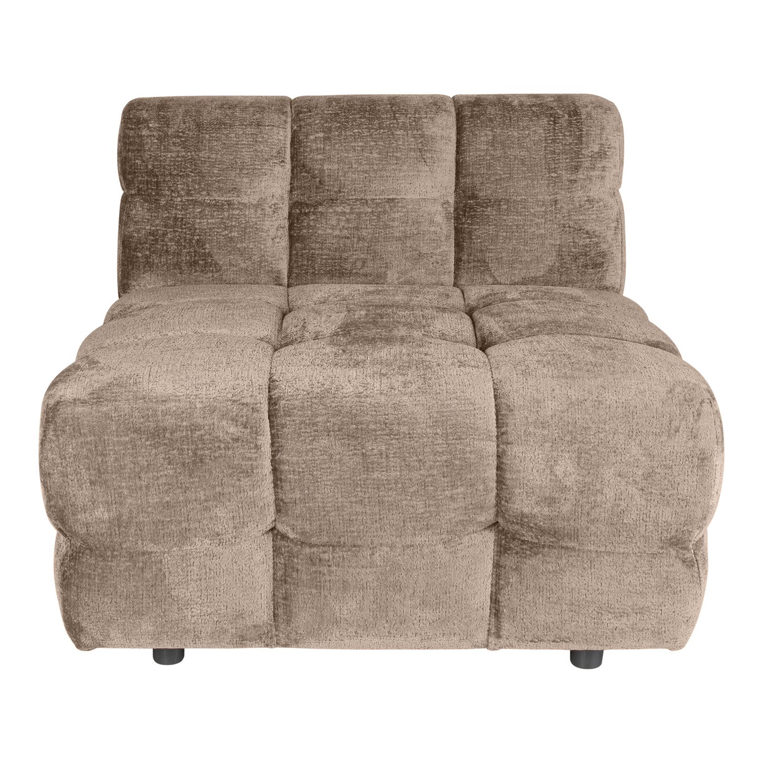 Sofa-Element Jidde Mitte von PTMD in Beige – flexibles Mittelsegment für modulare Wohnlandschaften