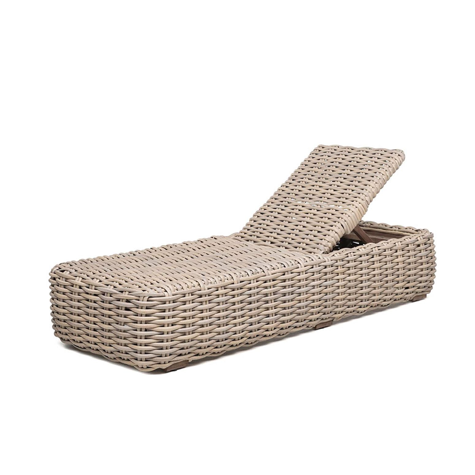 Gommaire Sonnenliege Jones ohne Polster – PE Wicker Natural