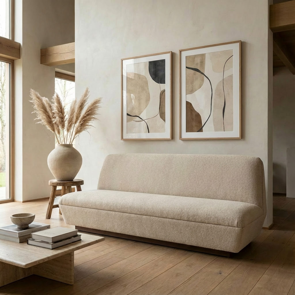 Gommaire Sofa Jules elegantes Indoor Sofa B 200 × T 83 × H 81 cm bei STUFF Shop kaufen