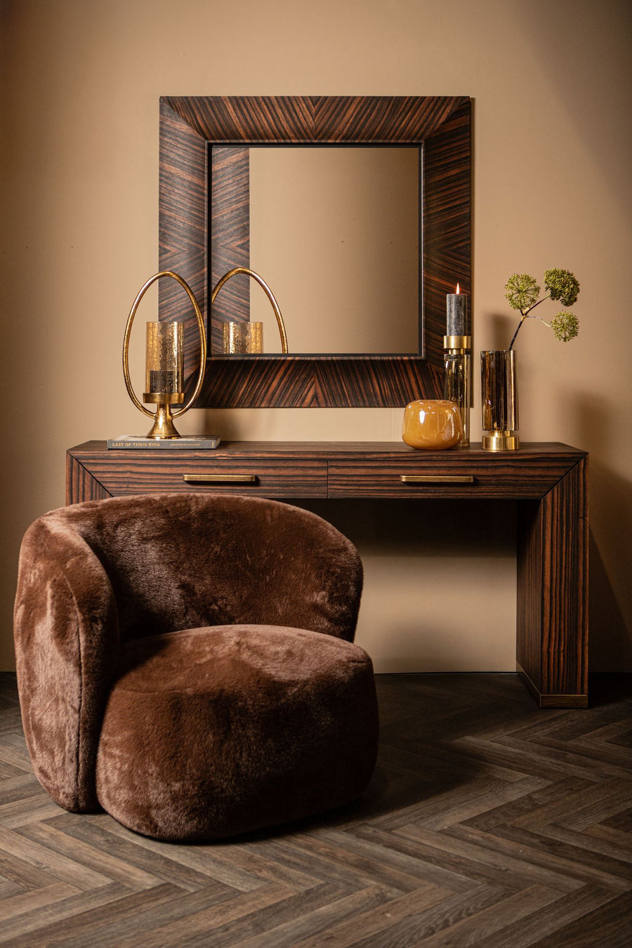 Sessel Aphrodite Dark Brown – Edles Design & hoher Komfort