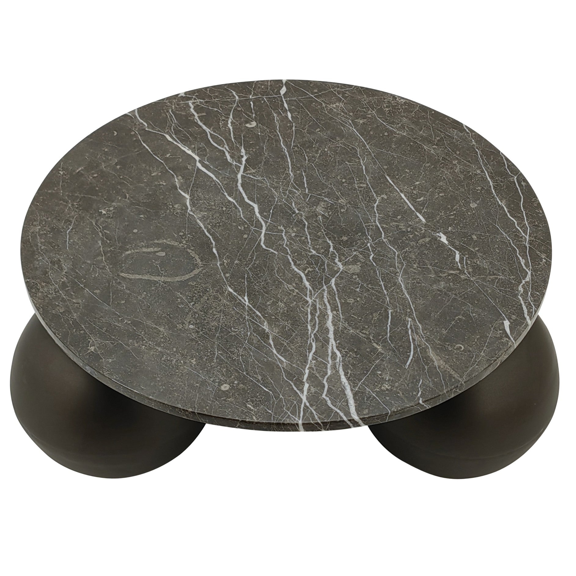 Couchtisch von PTMD – eleganter sitzmöbel aus Stoff in Braun mit Metallgestell im modernem Design, komfortabel und pflegeleicht.