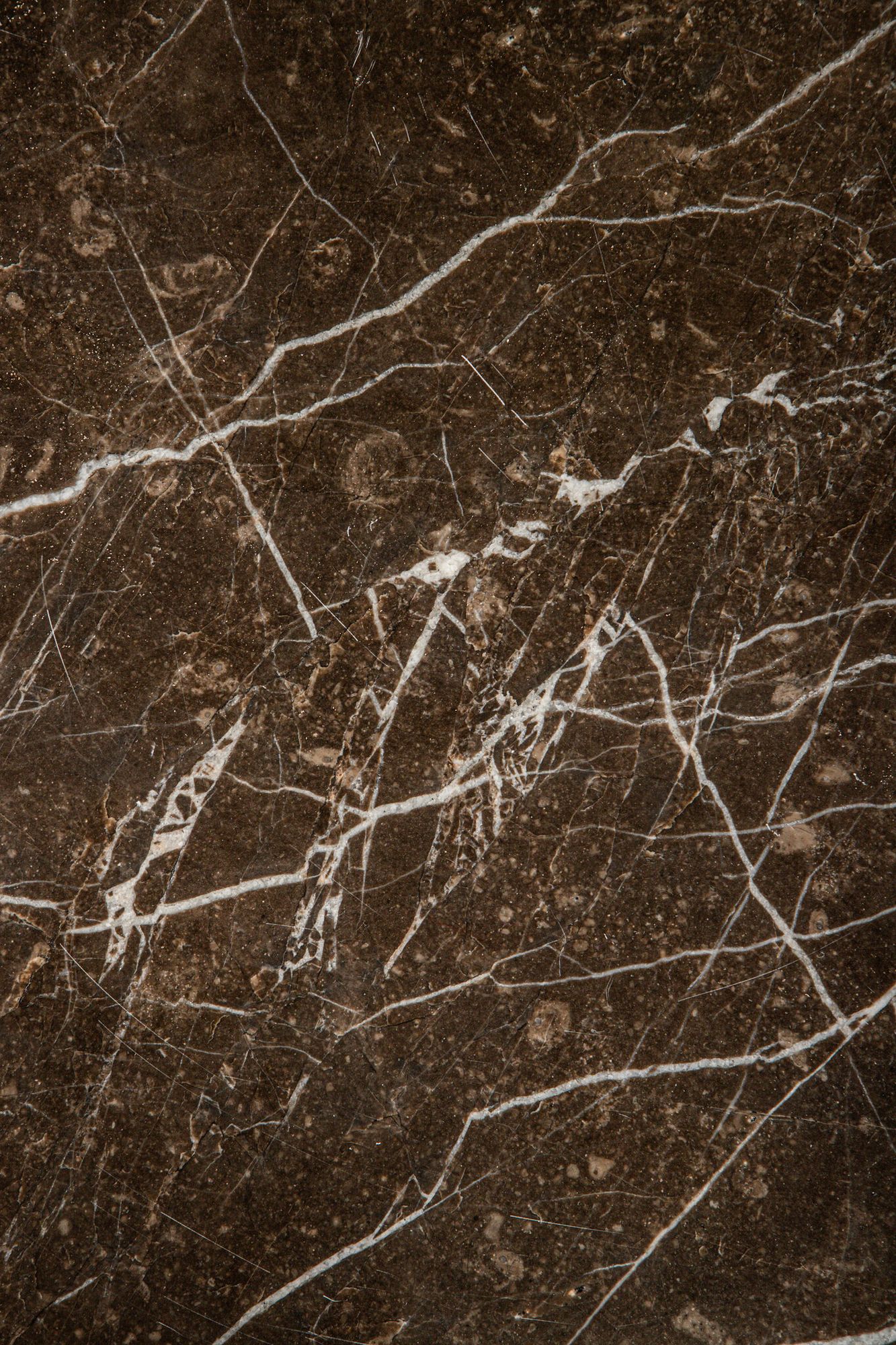 Beistelltisch Patras Brown Marmor