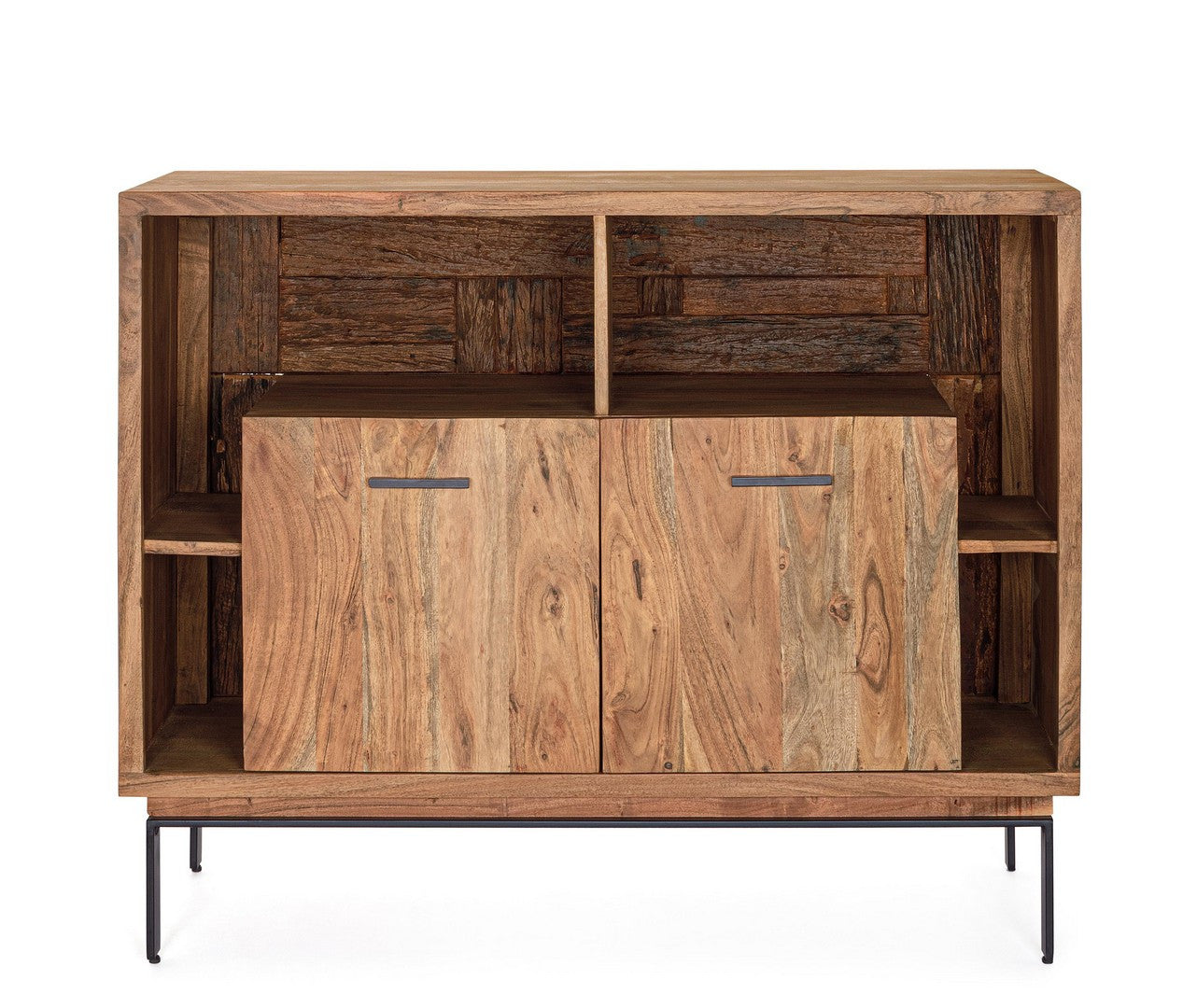 Sideboard Mangal 2 Türen mit Stahlgestell