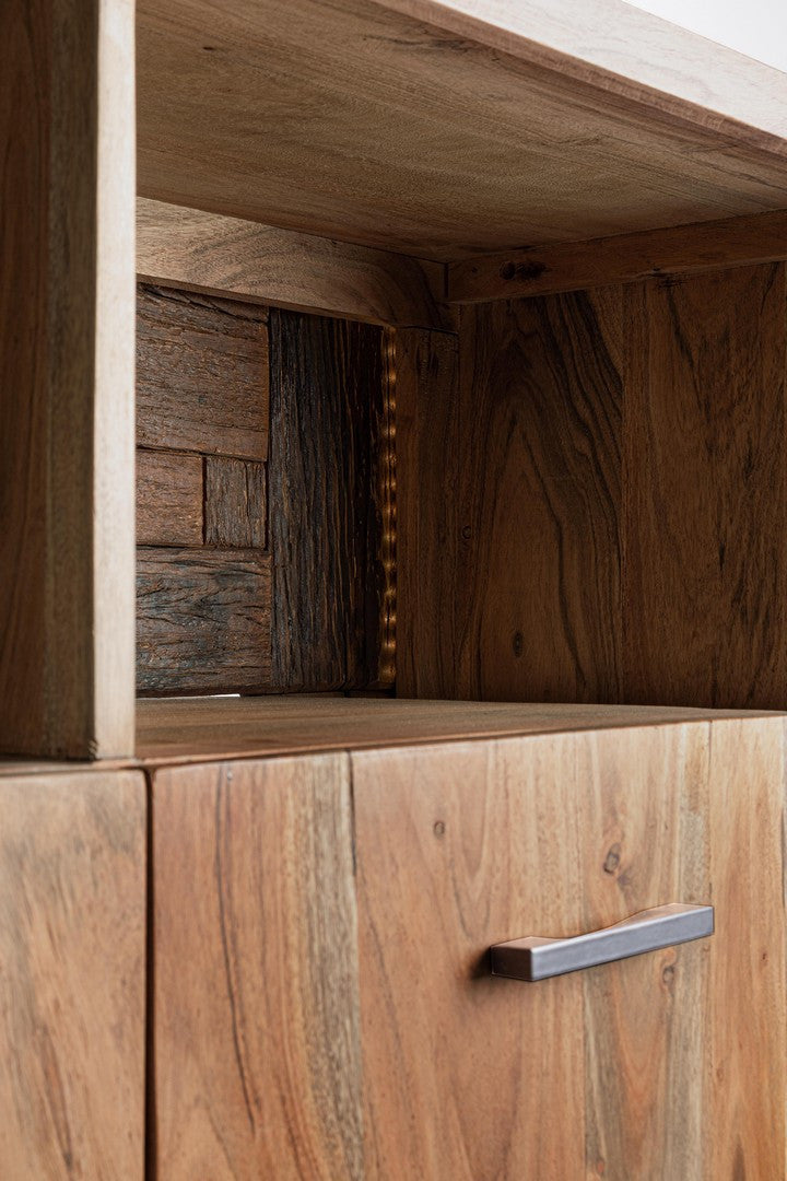 Sideboard Mangal 2 Türen mit Stahlgestell