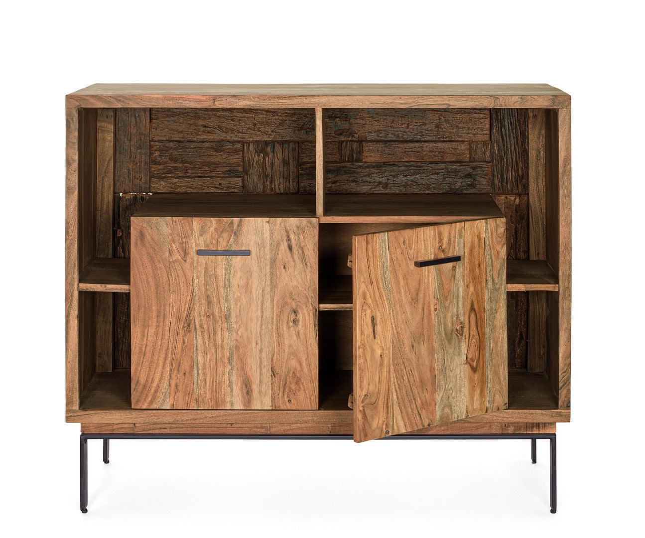 Sideboard Mangal 2 Türen mit Stahlgestell