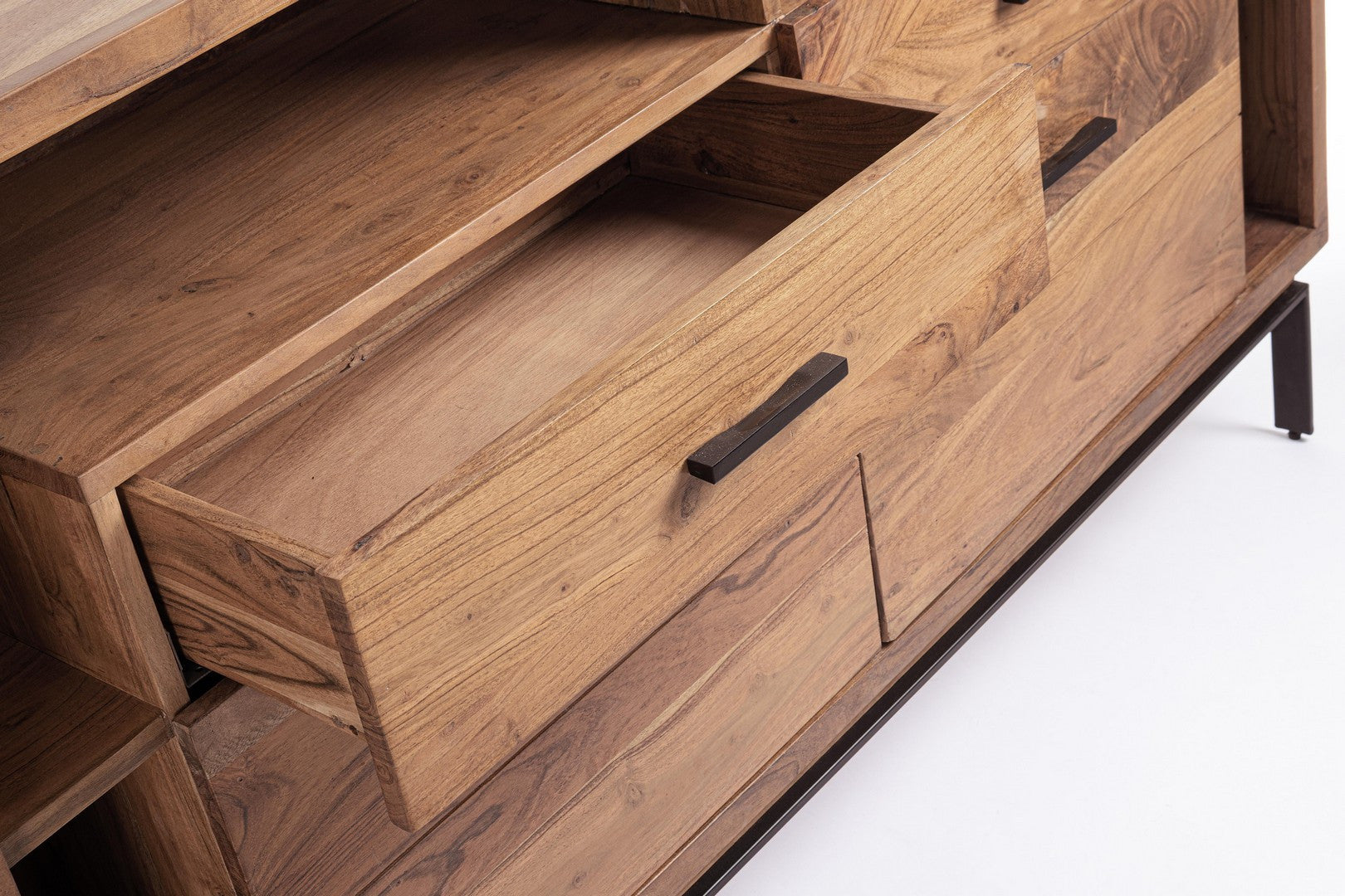 Sideboard Mangal 2 Türen mit Stahlgestell
